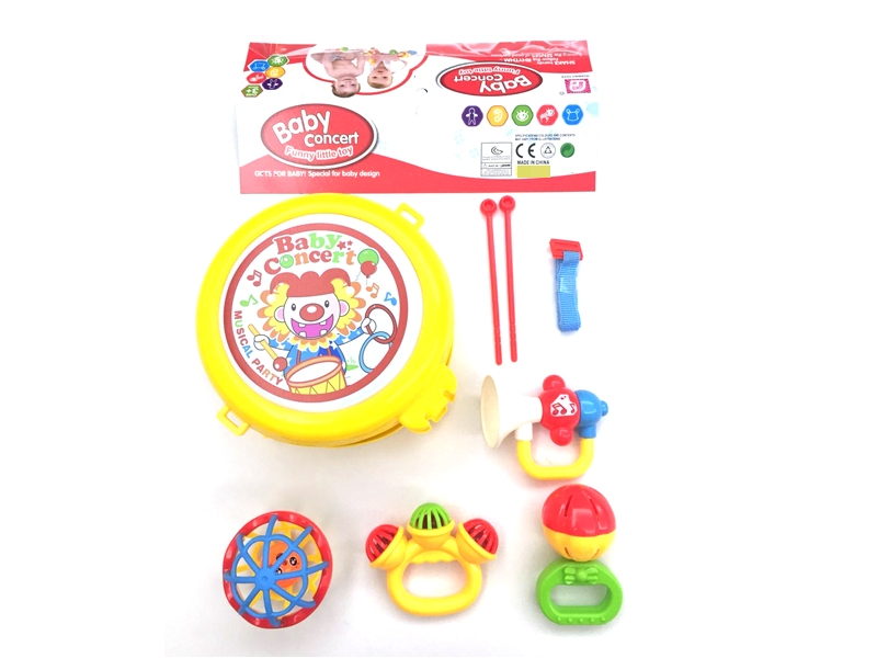 BABY RATTLE 8PCS - HP1110503