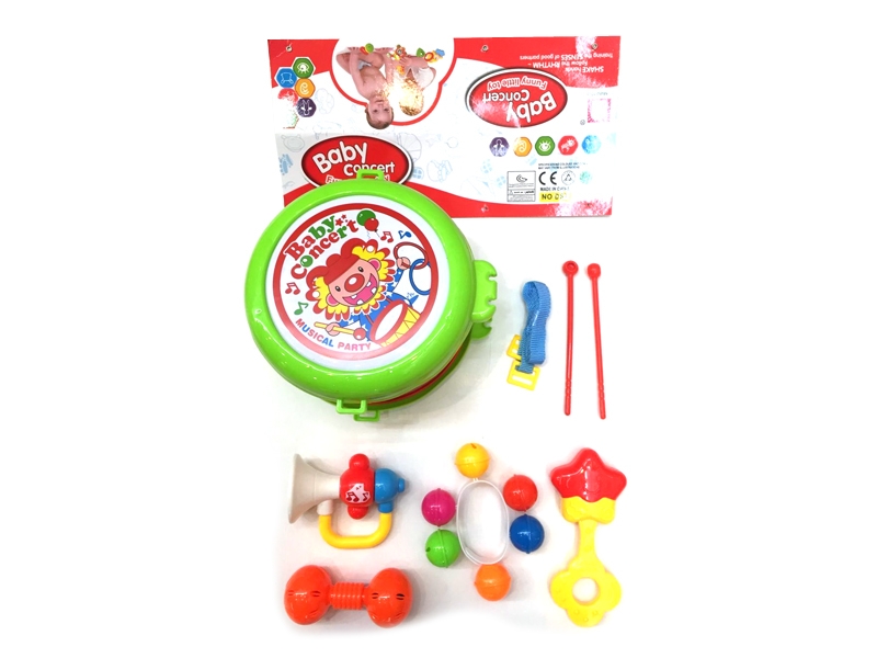 BABY RATTLE 8PCS - HP1110504