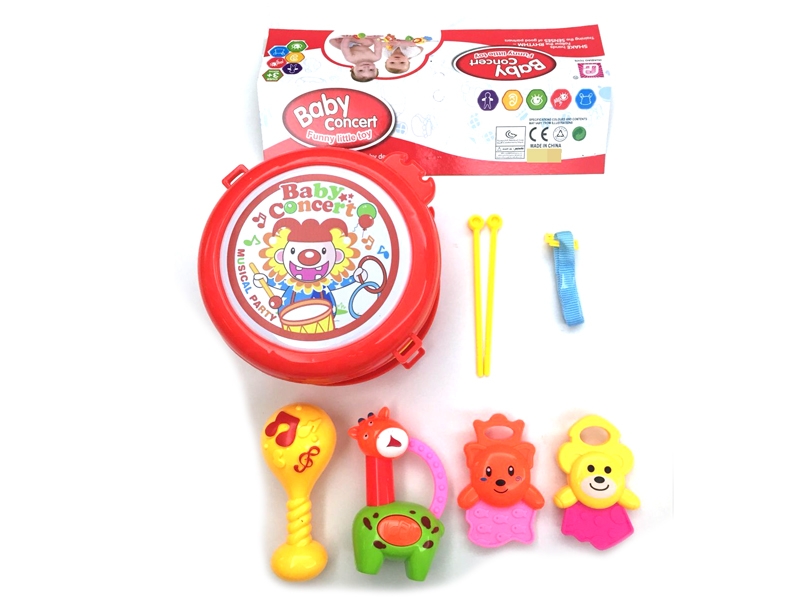 BABY RATTLE 8PCS - HP1110505