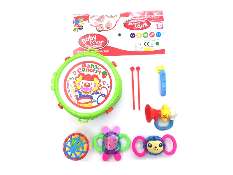 BABY RATTLE 8PCS - HP1110507