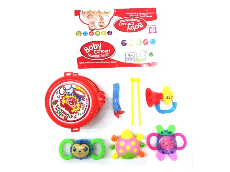 BABY RATTLE 8PCS - HP1110511