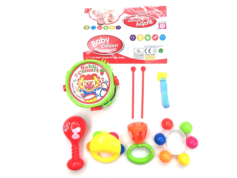 BABY RATTLE 8PCS - HP1110512