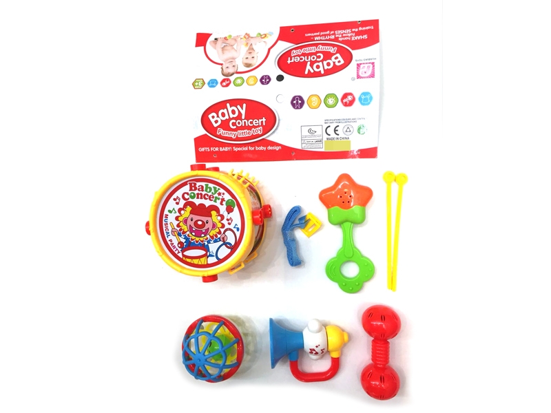 BABY RATTLE 8PCS - HP1110513