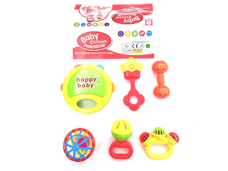 BABY RATTLE 6PCS - HP1110516