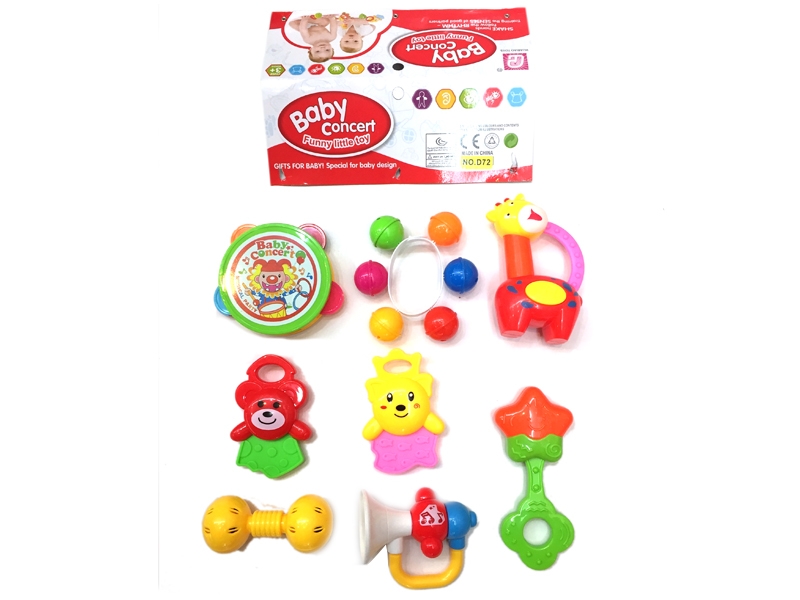 BABY RATTLE 8PCS - HP1110519