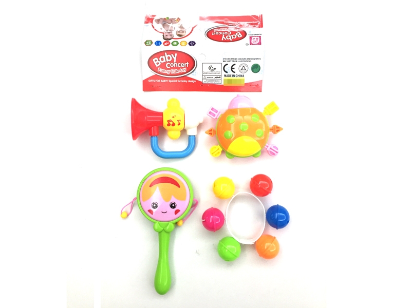 BABY RATTLE 4PCS - HP1110526
