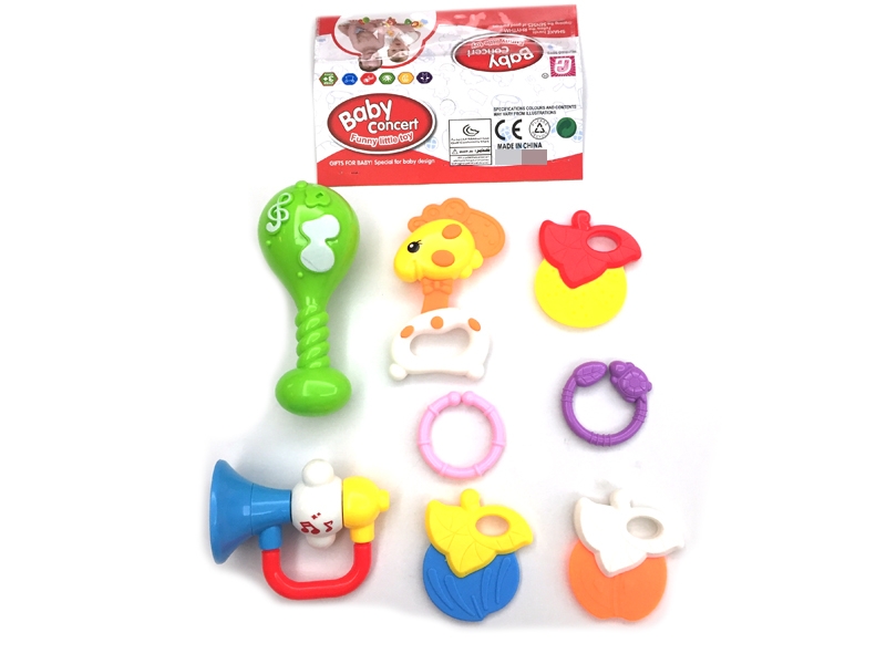 BABY RATTLE 8PCS - HP1110527
