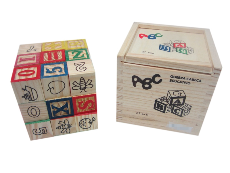 WOODED BLOCKS 27PCS - HP1110979