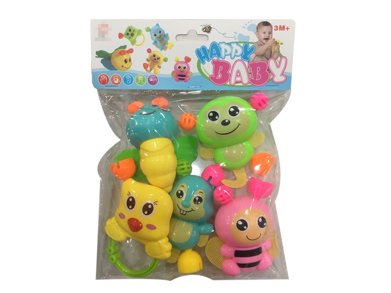 BABY RATTLE  (5 PCS) - HP1111025