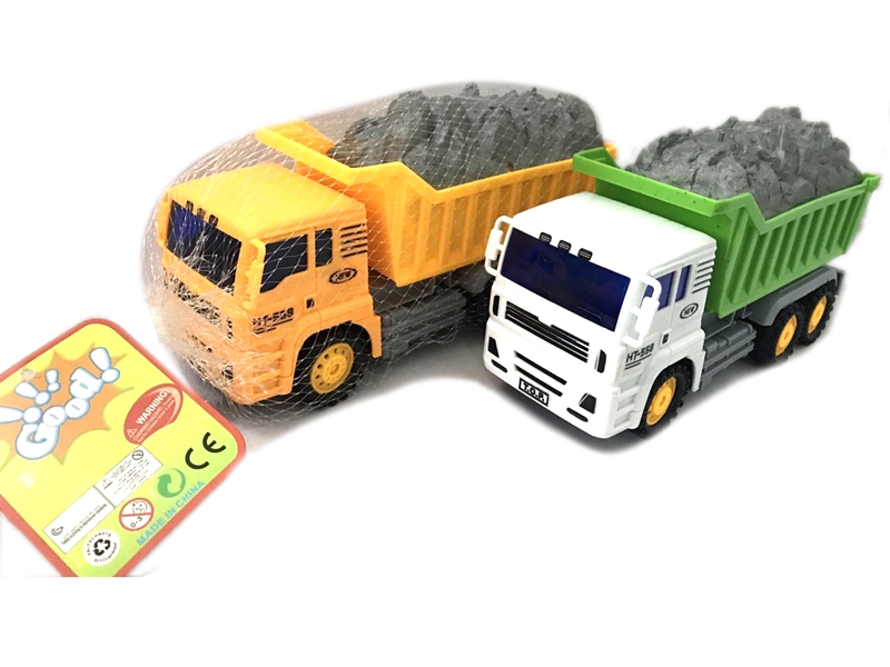 FRICTION CONSTRUCTION CAR SET YELLOW & WHITE - HP1111123