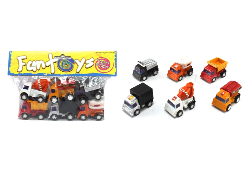 PULL BACK THE CAR 6 ASST. - HP1111699