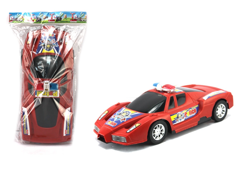 FRICTION POLICE CAR RED & BIU - HP1111716