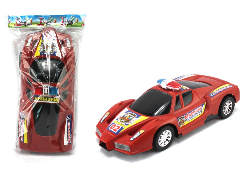 FRICTION POLICE CAR RED & BIU - HP1111717