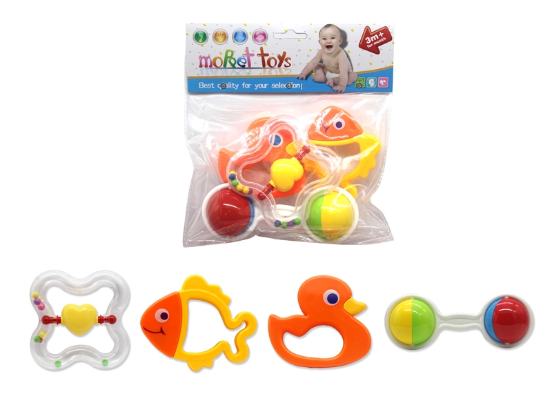BABY RATTLE 4PSC - HP1111743