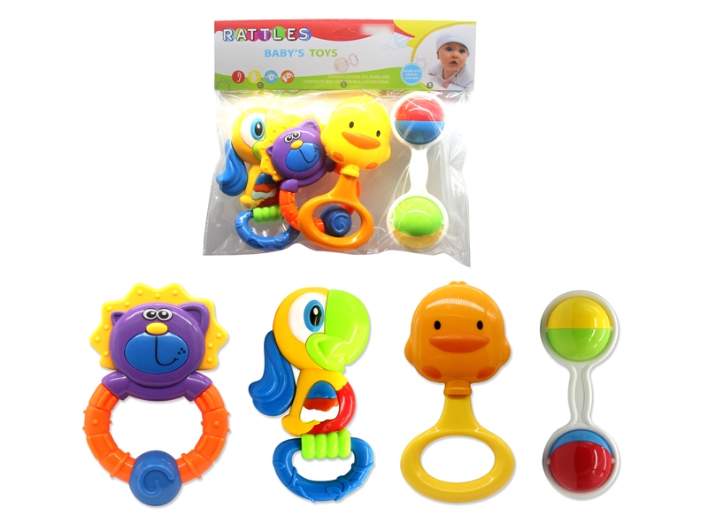 BABY RATTLE 4PSC - HP1111745
