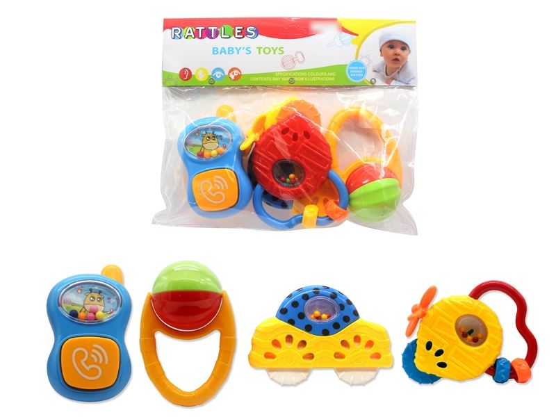 BABY RATTLE 4PSC - HP1111746