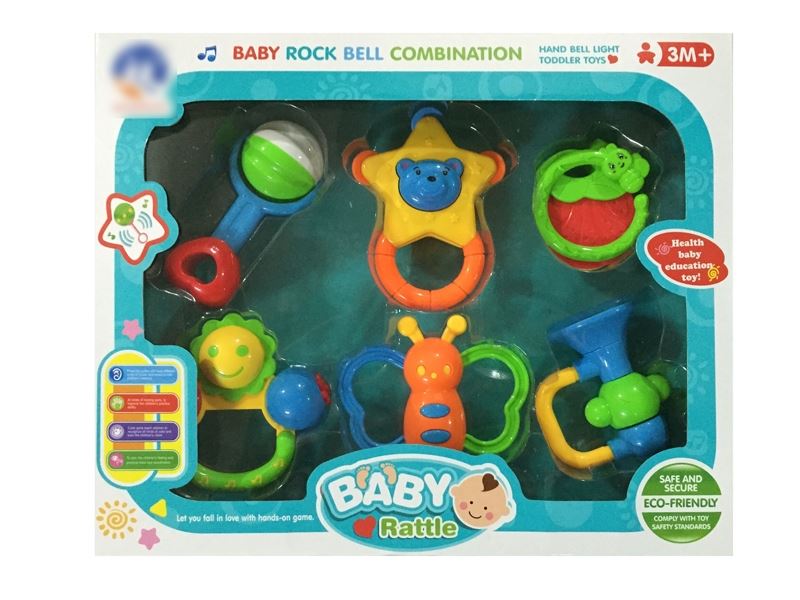 BABY RATTLE 6PCS - HP1111872