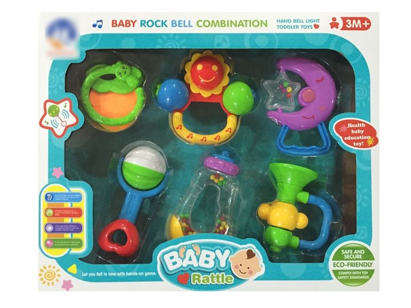 BABY RATTLE 6PCS - HP1111874