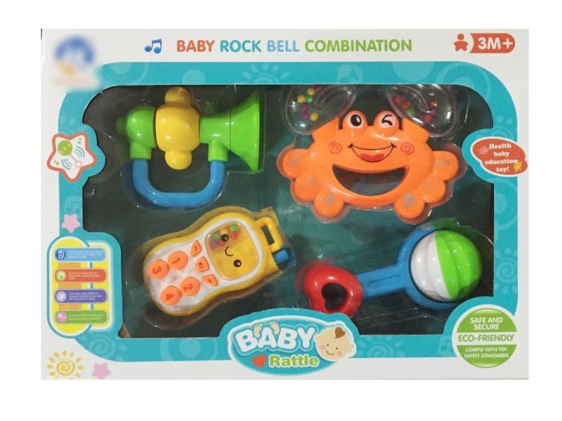 BABY RATTLE 4PCS - HP1111877