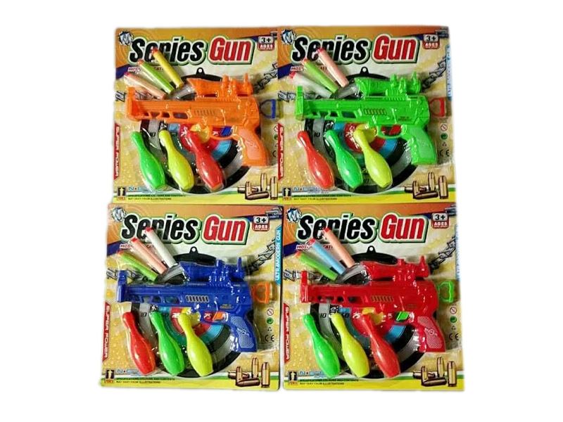 SOFT SHOOTING GUN SET（4 COLORS） - HP1111962