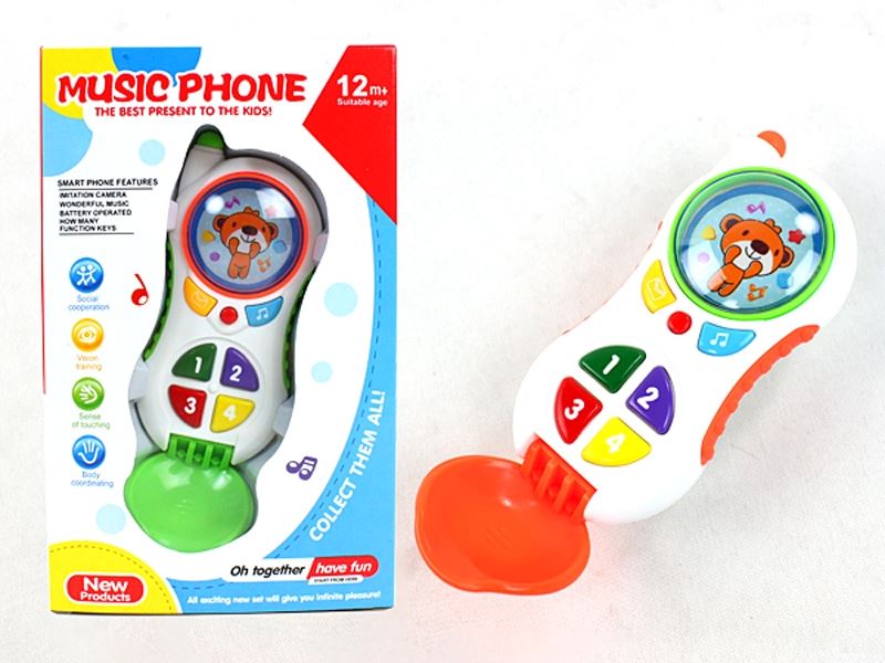 BABY MOBILEPHONE W/LIGHT & MUSIC & INCLUDED BATTERY（2 COLORS） - HP1112487