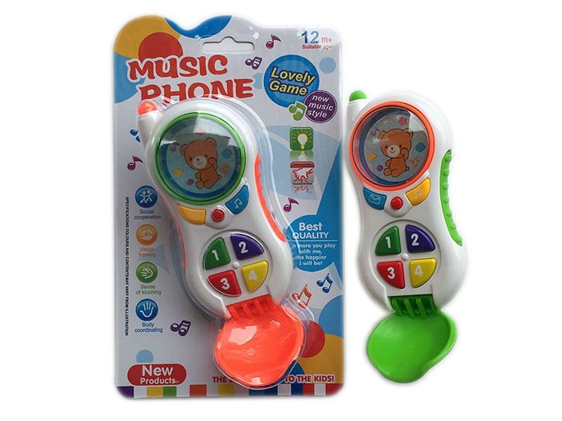 BABY MOBILEPHONE W/LIGHT & MUSIC & INCLUDED BATTERY（2 COLORS） - HP1112490