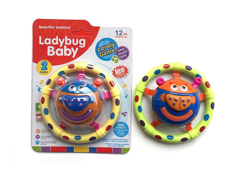 LADYBUG BABY W/LIGHT & MUSIC & INCLUDED BATTERY(2 COLORS) - HP1112491