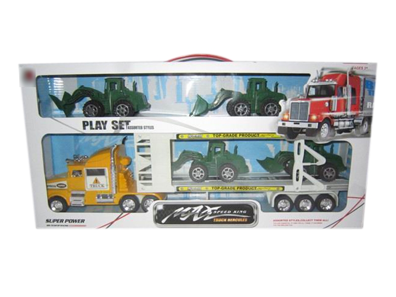 FRICTION CAR RED & YELLOW & BIU - HP1113416