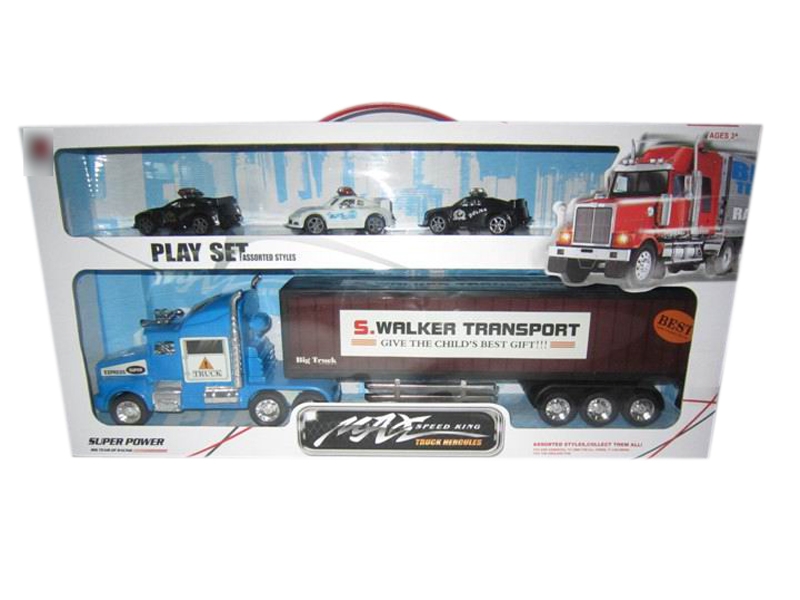 FRICTION CAR RED & YELLOW & BIU - HP1113432