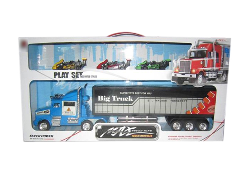 FRICTION CAR RED & YELLOW & BIU - HP1113434