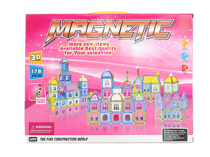 MAGNETIC BUILDING BLOCKS 168PCS - HP1113684