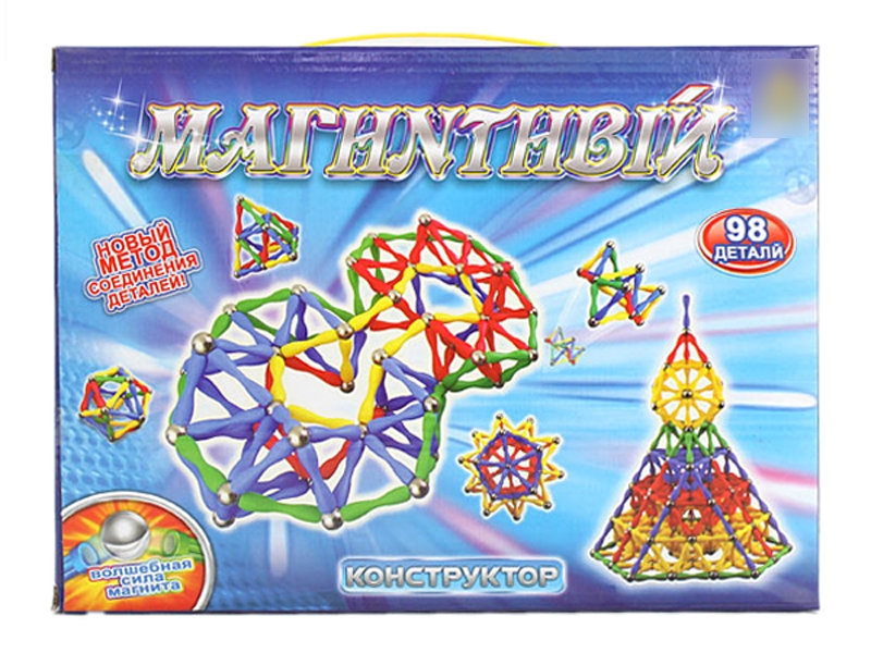 MAGNETIC BUILDING BLOCKS 98PCS - HP1113685