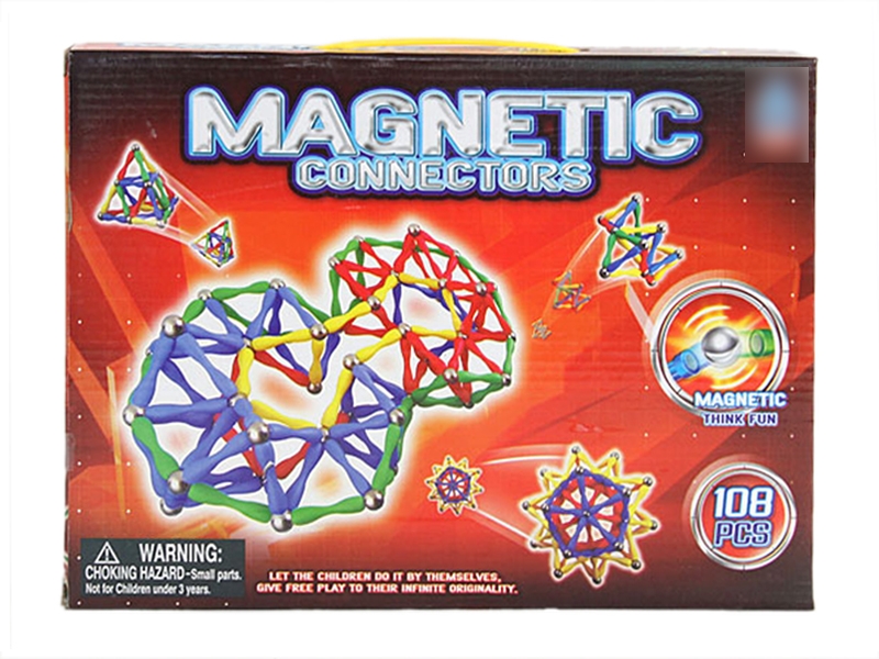 MAGNETIC BUILDING BLOCKS 108PCS - HP1113687