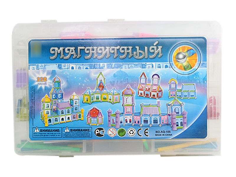 MAGNETIC BUILDING BLOCKS 228PCS - HP1113694