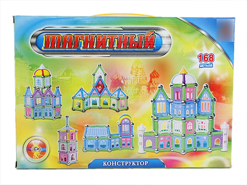 MAGNETIC BUILDING BLOCKS 168PCS - HP1113697