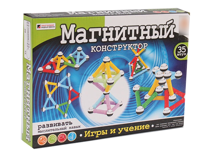 MAGNETIC BUILDING BLOCKS 35PCS - HP1113741