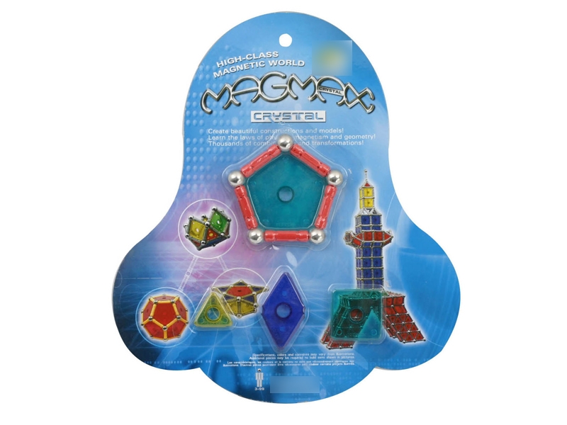 MAGNETIC BUILDING BLOCKS 14PCS - HP1113828