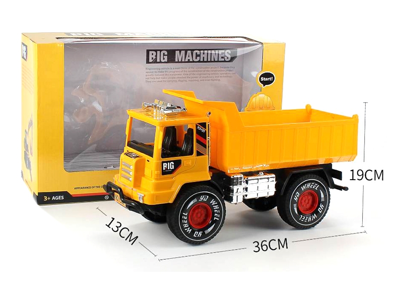 FRICTION CAR YELLOW & BIU - HP1114018