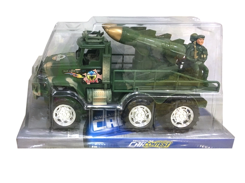 FRICTION CAR W/MISSILE&SOLDIER - HP1114128