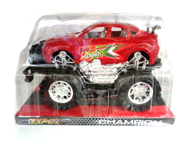 FRICTION CAR RED/BLUE/SILVER GREY - HP1114196