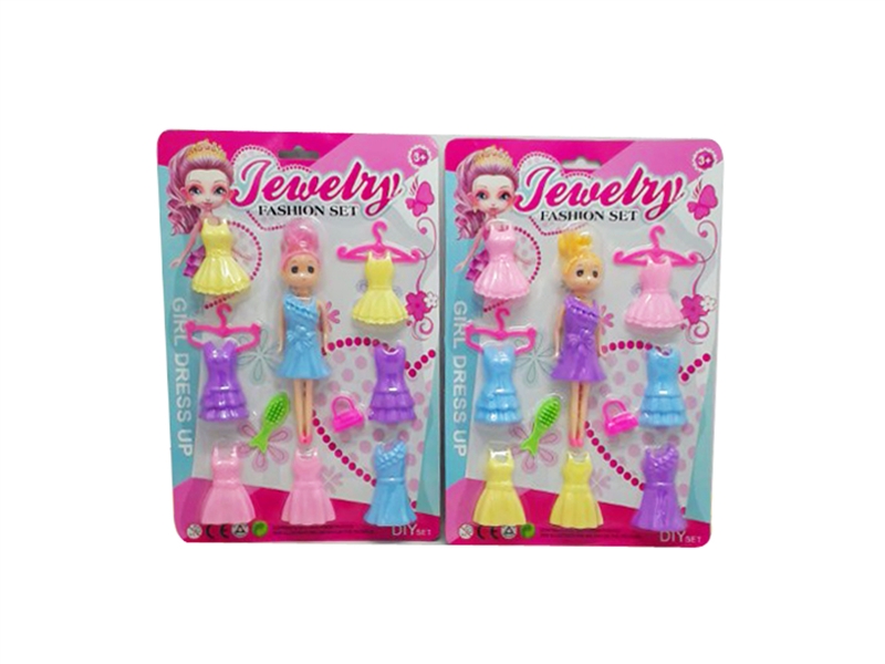 7“BENDABLE DOLL 2 ASST. - HP1114344