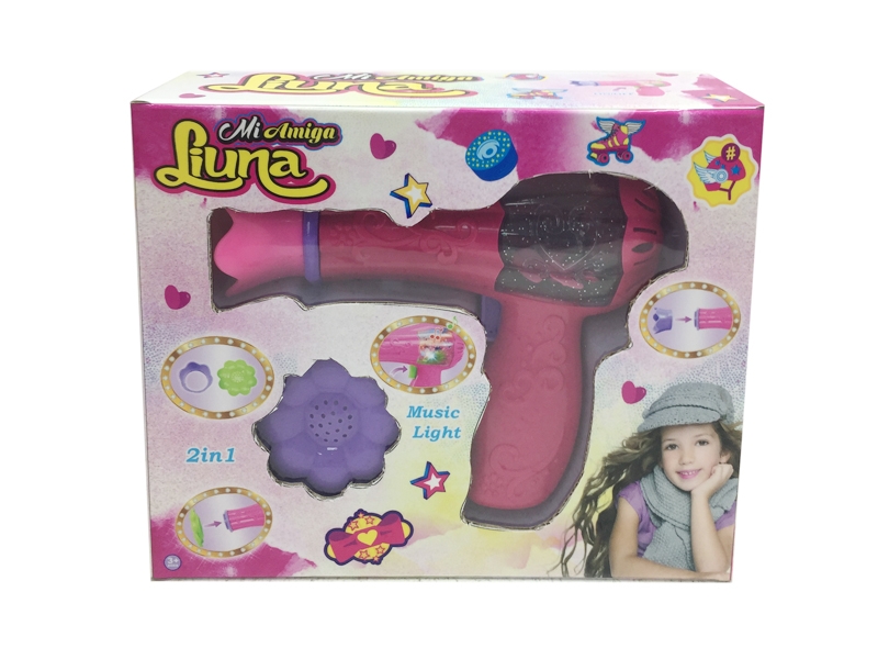 ELECTRIC HAIR DRYER LUNA LIGHT MUSIC - HP1114347