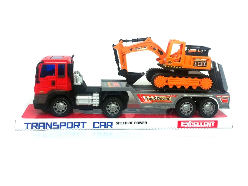 RICTION TRUCK W/FREE WAY CONSTRUCTION CAR - HP1114354