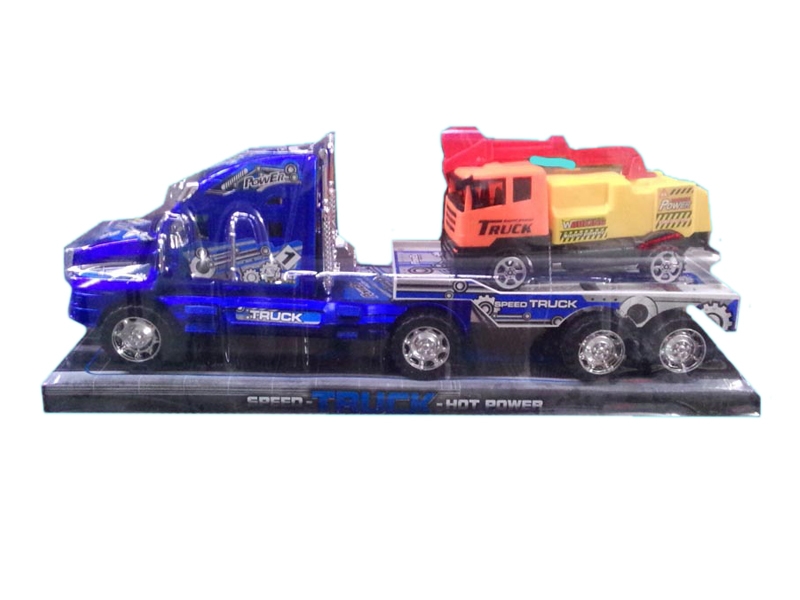 RICTION TRUCK W/FREE WAY CONSTRUCTION CAR - HP1114356