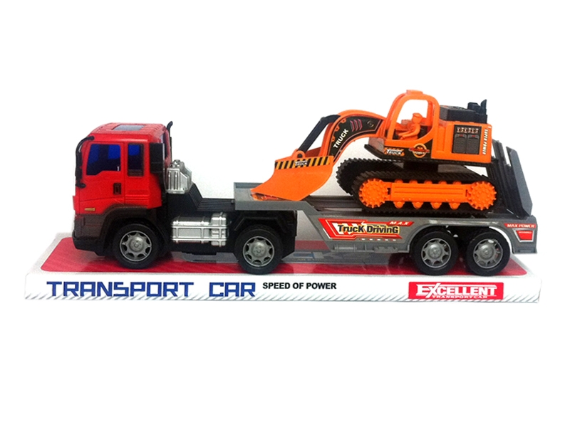 RICTION TRUCK W/FREE WAY CONSTRUCTION CAR - HP1114357