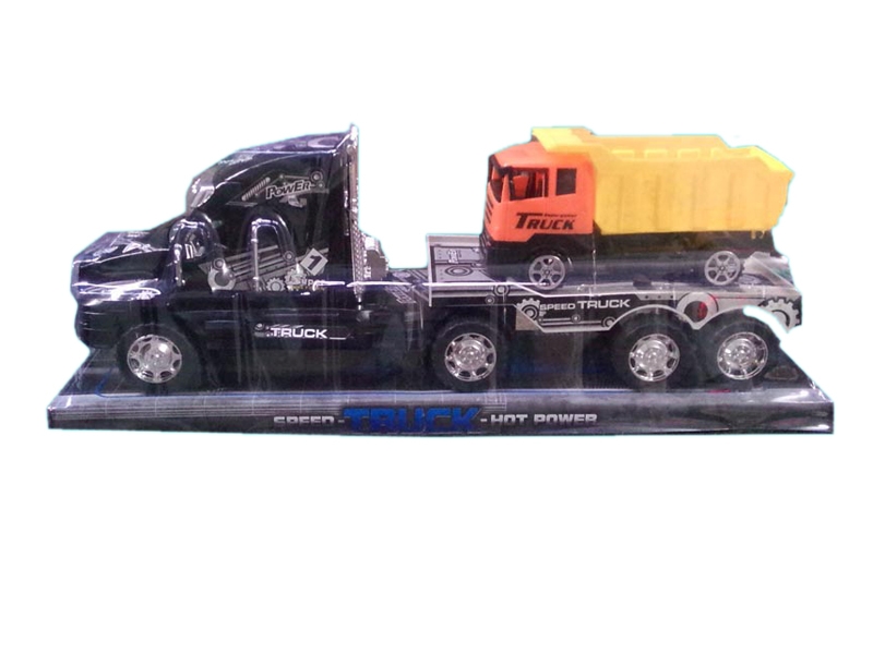RICTION TRUCK W/FREE WAY CONSTRUCTION CAR - HP1114361