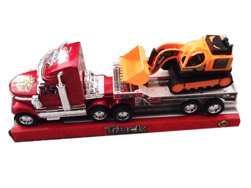 RICTION TRUCK W/FREE WAY CONSTRUCTION CAR - HP1114362