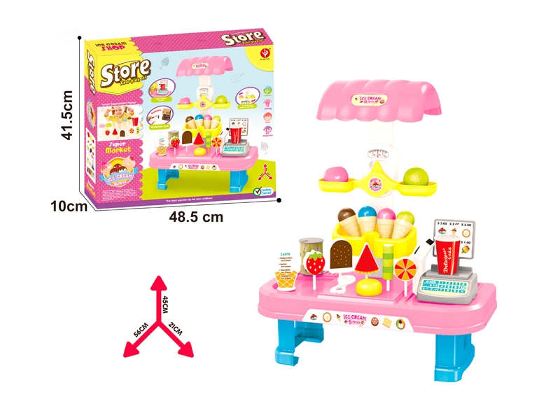 ICE CREAM STORE ROLE-PLAY SET - HP1114438
