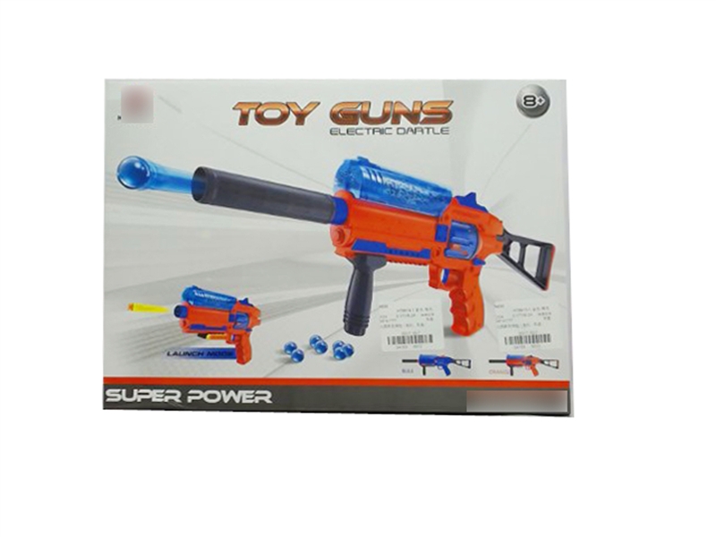 B/O SOFT SHOOTING GUN SET BIU & ORANGE - HP1114581