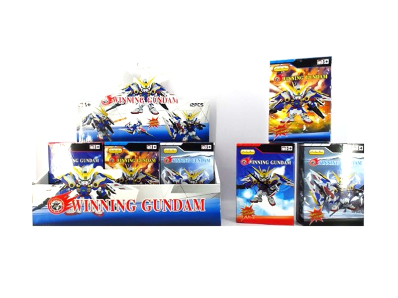 ASSEMBLY GUNDAM 3ASST 12PCS/DISPLAY BOX - HP1114602